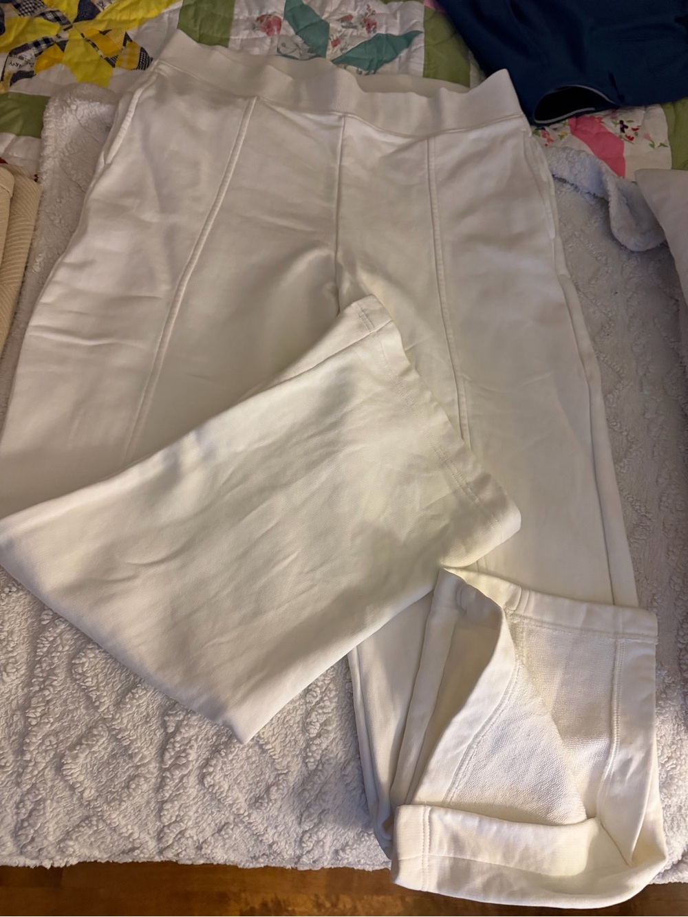 Frank & Oak Women’s White Pants in 100% Cotton-like new